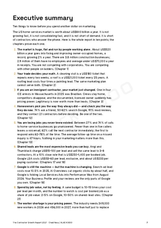 Executive summary